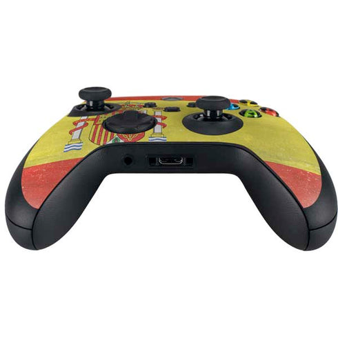 Spain Flag Distressed Xbox Series X Controller Skin